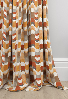 Castillo Velvet, Copper - Made to Measure Curtain